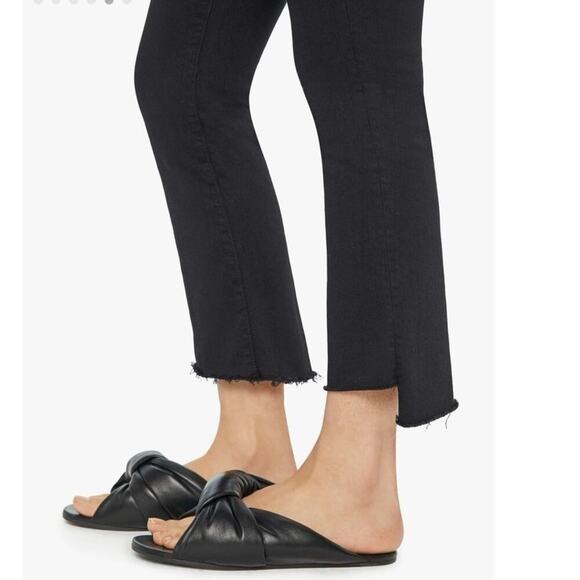 MOTHER The Insider Crop Step Fray Not Guilty Wash (Washed Black) Size 26 - Picture 15 of 16